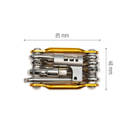 Wozinsky multitool rowerowy 11w1 zestaw narzędzi do naprawy roweru (WMT-01)