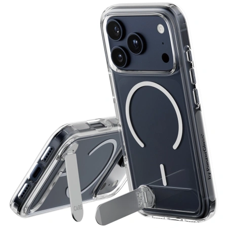 Etui CARE by PanzerGlass Feature w. Kickstand MagSafe na iPhone 17 Pro - przezroczyste