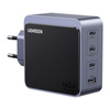 Ładowarka sieciowa UGREEN Nexode S 140W 3xUSB-C USB-A GaN (szara)