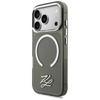 Etui Karl Lagerfeld IML KL Script Logo MagSafe do iPhone 17 Pro Max czarny