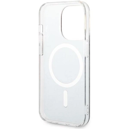 Etui Guess 4G MagSafe na iPhone 14 Pro - czarne