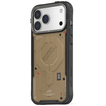 Etui Skinarma Vigor MagSafe do iPhone 17 Pro Max kamienny