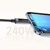 MCDODO KABEL USB-C USB-C SZYBKIE ŁADOWANIE DO LAPTOPA USB TYP C 240W 1M LED