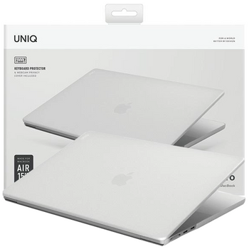 Etui Uniq Claro na MacBook Air 13 (2022) przezroczysty/dove matte clear