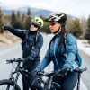 Kask rowerowy MTB Wozinsky z odpinanym daszkiem i tylną lampką USB 57-62 cm - czarno-biały