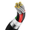 BASEUS KABEL USB-C DO USB 100W 1M DO WINDOWS TELEFONÓW PRZENOSZENIE DANYCH