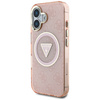 GUESS ETUI TPU POKROWIEC DO IPHONE 16 DO MAGSAFE ZIARNISTY METAL GLITTER