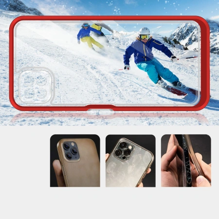 HURTEL ETUI POKROWIEC Z RAMKĄ CLEAR 3IN1 DO SAMSUNG GALAXY A22 5G ŻELOWY