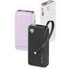 USAMS POWERBANK 10000 MAH DO LIGHTNING ZWIJANY KABEL PD 20W DO APPLE IPHONE