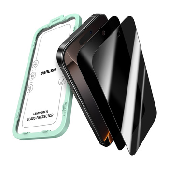 UGREEN SZKŁO HARTOWANE PRYWATYZUJĄCE DO IPHONE 17 AIR 2 SZTUKI OCHRONA