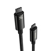 Kabel USB C - USB C 480Mb/s 240W 1m Baseus Tungsten Gold CAWJ040101 - czarny