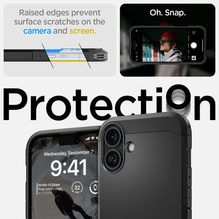 SPIGEN TOUGH ARMOR CASE DO IPHONE 16 PLUS POKROWIEC Z MAGNETYCZNYM