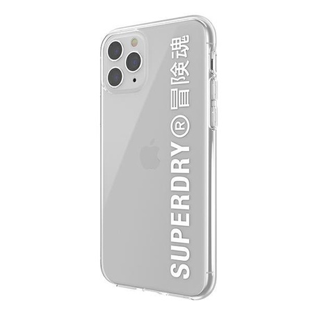 SuperDry Snap iPhone 11 Pro Max Clear Ca se biały/white 41580