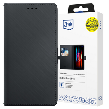 3MK ETUI WALLET CASE DO XIAOMI REDMI NOTE 13 4G OCHRONA PRZED ZARYSIENIAMI