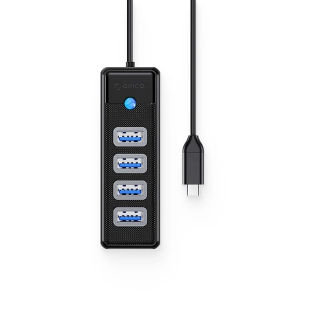 ORICO HUB USB-C 4x USB-A 3.0 DO LAPTOPA PC MACBOOK ZŁĄCZE SZYBKIE PRZEJŚCIE