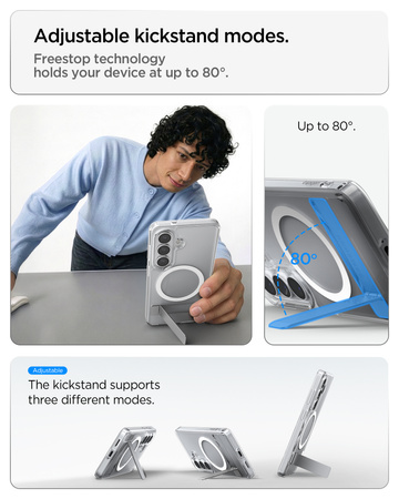 Spigen Ultra Hybrid S MagSafe, clear white - Samsung Galaxy S26