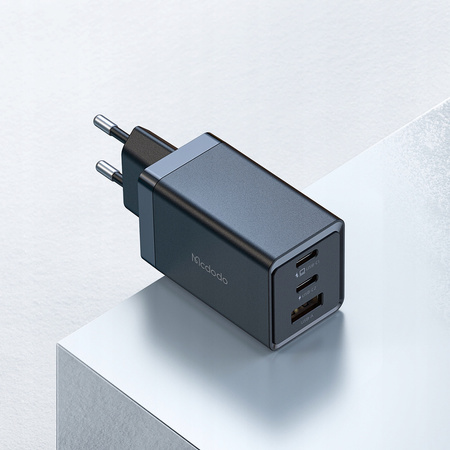 MCDODO SZYBKA ŁADOWARKA SIECIOWA ZASILACZ 3X USB-C PD USB GAN 67W KABEL 1M