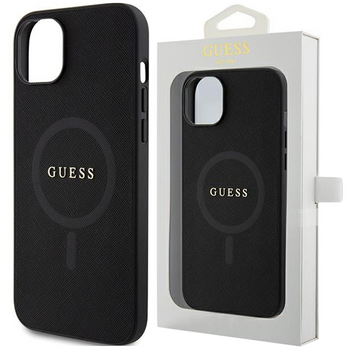 Guess GUHMP15MPSAHMCK iPhone 15 Plus 6.7" czarny/black hardcase Saffiano MagSafe