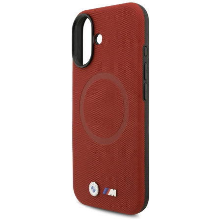 Etui BMW M FW Metal Logo MagSafe do      iPhone 17 czerwony