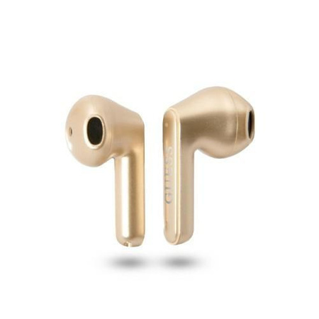 Guess słuchawki Bluetooth GUTWST82TRD TWS + stacja dokująca złoty/gold Triangle Logo