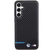 Etui BMW Leather Carbon na Samsung Galaxy S23 FE - czarne