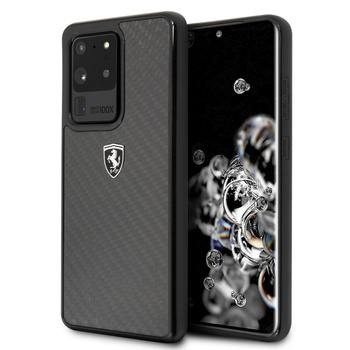 FERRARI CASE HARDCASE DO SAMSUNG S20 ULTRA G988 CARBON HERITAGE WZMOCNIONY
