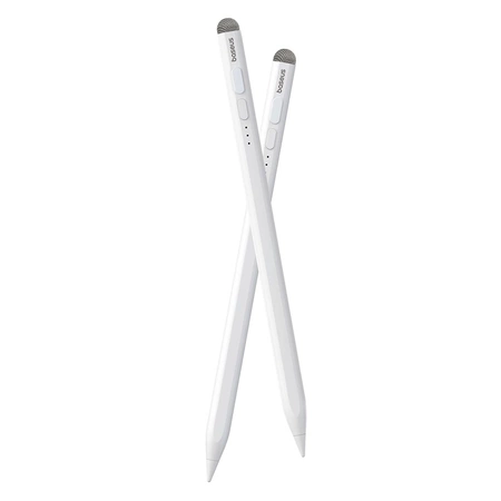 Rysik z aktywną końcówką Baseus Smooth Writing 2 Overseas Edition do iPad z kablem USB-C i wymienną końcówką - biały