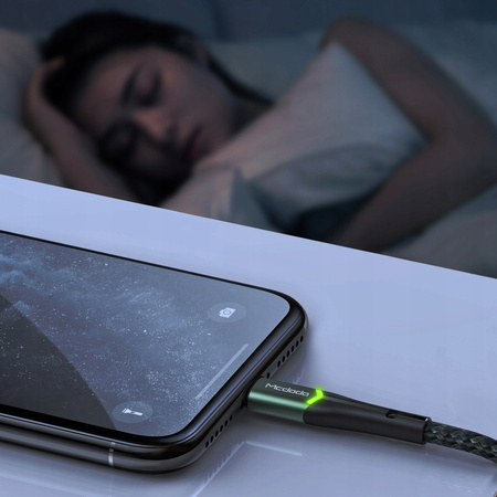 MCDODO KABEL USB-C SZYBKIE ŁADOWANIE DO SAMSUNG ŁADOWARKA USB TYP C LED 1M