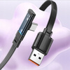 MCDODO KABEL USB-C KĄTOWY SZYBKIE ŁADOWANIE USB TYP C 6A 100W CZARNY 1M