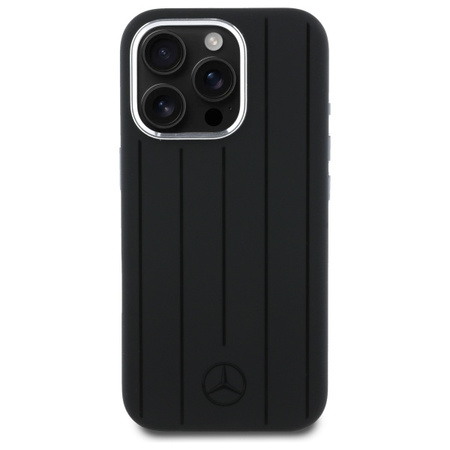 MERCEDES ETUI HARDCASE DO IPHONE 16 PRO 6.3 DO MAGSAFE SILIKONOWE STRIPE