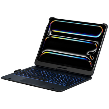Etui Typecase Flexbook Touch             z klawiaturą do iPad Pro 11" 2024/2025 czarny