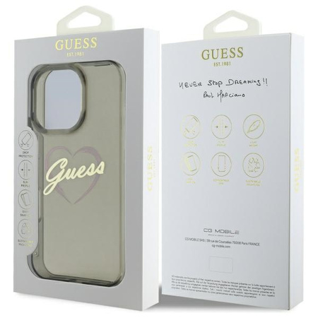 GUESS ETUI HARDCASE DO IPHONE 16 PRO MAX 6.9 MAGNETYCZNE Z IMITACJĄ SKÓRY