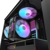 Obudowa komputerowa Darkflash DK352 Plus (czarna) + 4 wentylatory RGB