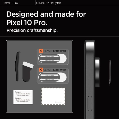 SPIGEN OSŁONA NA APARAT GLAS.TR 2-PACK DO GOOGLE PIXEL 10 PRO