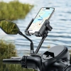 BASEUS UCHWYT MOTOCYKLOWY NA TELEFON DO LUSTERKA Z AMORTYZACJĄ SZYBKI