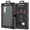 Etui AMG AMHCS23MBLSCA S23+ S916 - czarne Carbon Stripe&Embossed