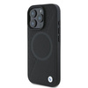 BMW BMHMP16L23RTPK iPhone 16 Pro 6.3czarny/black hardcase Sign Leather Half Textured And Circle MagSafe