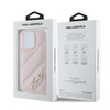 KARL LAGERFELD ETUI HARDCASE DO IPHONE 14 PRO 6,1 KLHCP14LPQDSMGP DIAGONAL