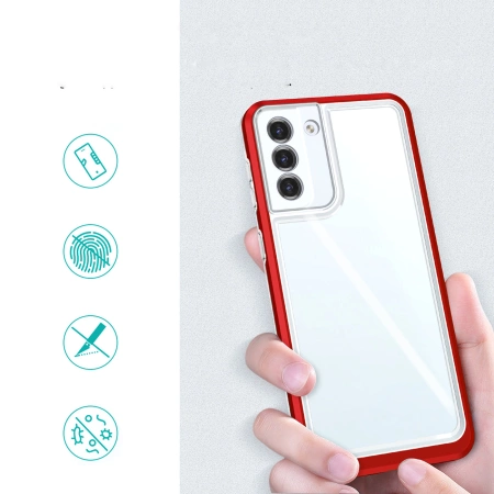 HURTEL ETUI CASE POKROWIEC ŻELOWY DO SAMSUNG GALAXY S22+ S22 PLUS Z RAMKĄ