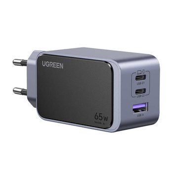 UGREEN ŁADOWARKA SIECIOWA NEXODE AIR 65W DO TELEFONÓW 2x USB-C Z FUNKCJĄ PD
