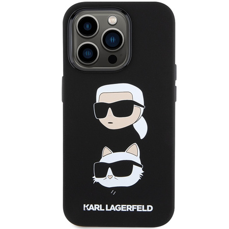 KARL LAGERFELD ETUI SILIKONOWE DO IPHONE 15 PRO 6.1 KARL&CHOUPETTE Z LOGO