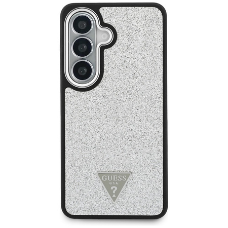 Etui Guess Fixed Glitter Triangle        MagSafe do Samsung Galaxy S26 srebrny