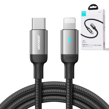 Joyroom kabel USB C - Lightning 20W A10 Series 1,2 m czarny (S-CL020A10)