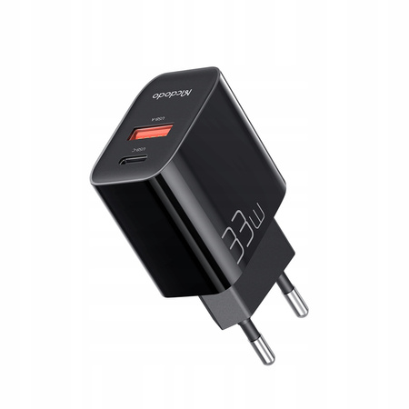 MCDODO SZYBKA ŁADOWARKA SIECIOWA KOSTKA DO ŁADOWARKI 2X USB USB-C PD 33W