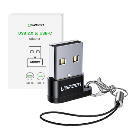UGREEN ADAPTER USB-C DO USB-A 2.0 DO PC TELEFONU KOMPUTERA WYSOKA JAKOŚĆ