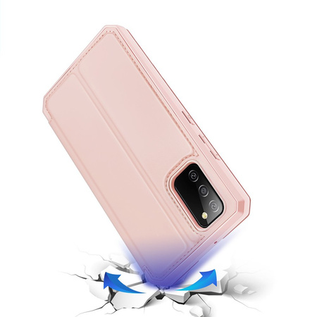 DUX DUCIS Skin X kabura etui pokrowiec z klapką Samsung Galaxy A02s EU różowy