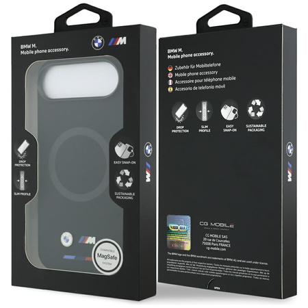 Etui BMW M Silicon Logo MagSafe do       iPhone Air czarny