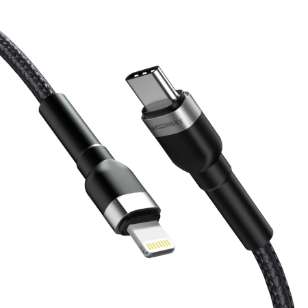 WOZINSKY KABEL DO LIGHTNING USB-C 30W 2M DO IPHONE 12 13 14 SZYBKIE