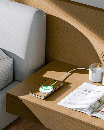 INNOSTYLE MAGEASE ŁADOWARKA INDUKCYJNA BEZPRZEWODOWA DO MAGSAFE IPHONE MAGEASE 15W CZARNA