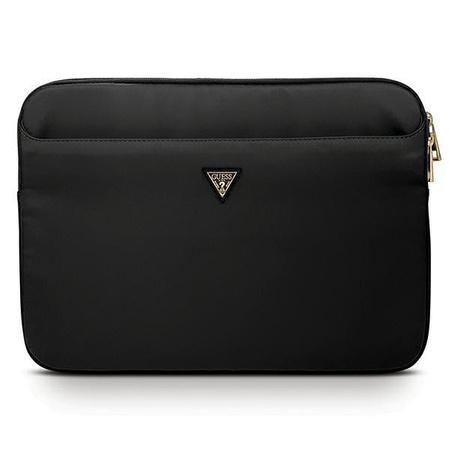 Etui Guess Nylon Triangle Logo na laptopa 13" - czarne